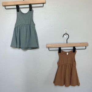 Set of 2 Quincy Mae 3-6 mo Baby Girl Tank Dresses